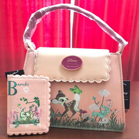 Disney Our Universe Bambi Watercolor Portrait Handbag - Picture 2 of 5